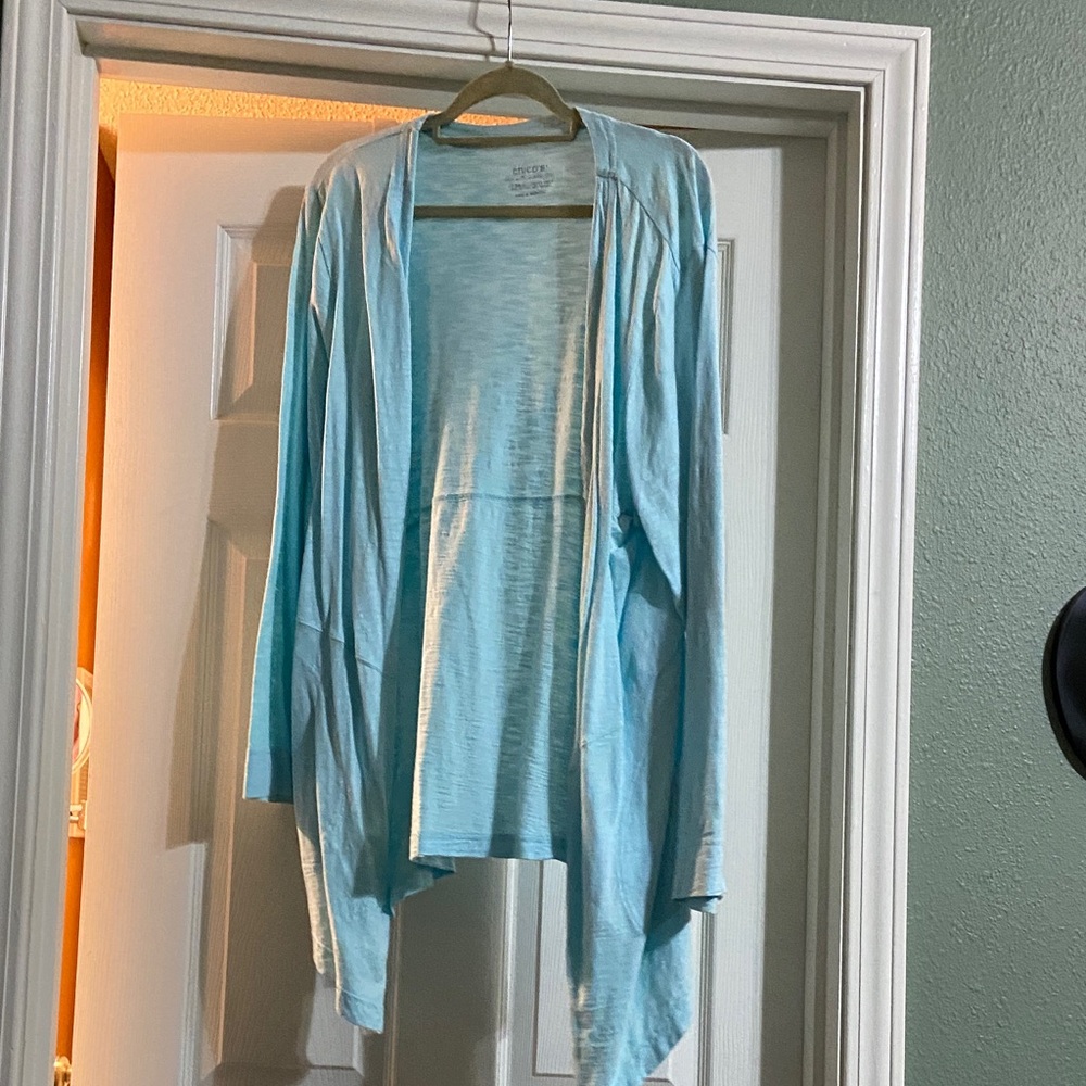 Chico's Sky Blue Women's Cardigan